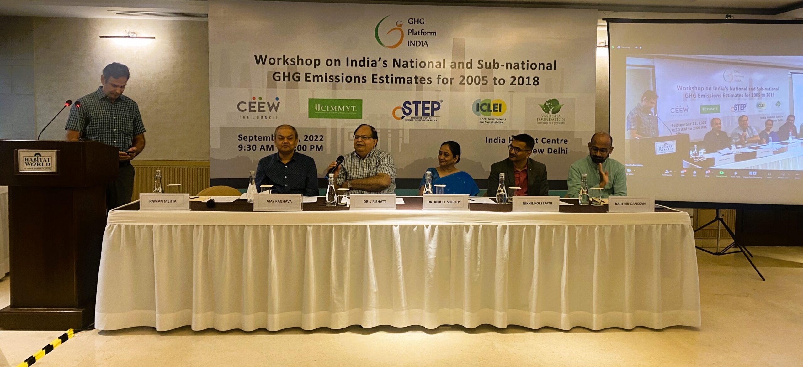 Workshop on India’s National and Sub-national GHG Emissions Estimates for 2005 to 2018